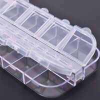 Коробка под аксессуары для маникюрных и ювелирных изделий, 12 отсеков-HZ0004