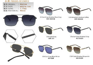 Polarized metal sunglasses Rianova PS2124
