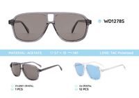 Acetate frames polarized sunglasses WD1278S