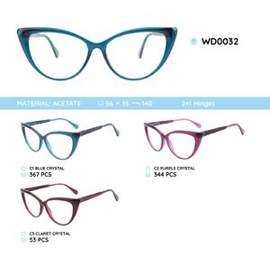 Plastic frames for glasses acetate material WD0032