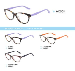 Plastic frames for glasses acetate material WD3011