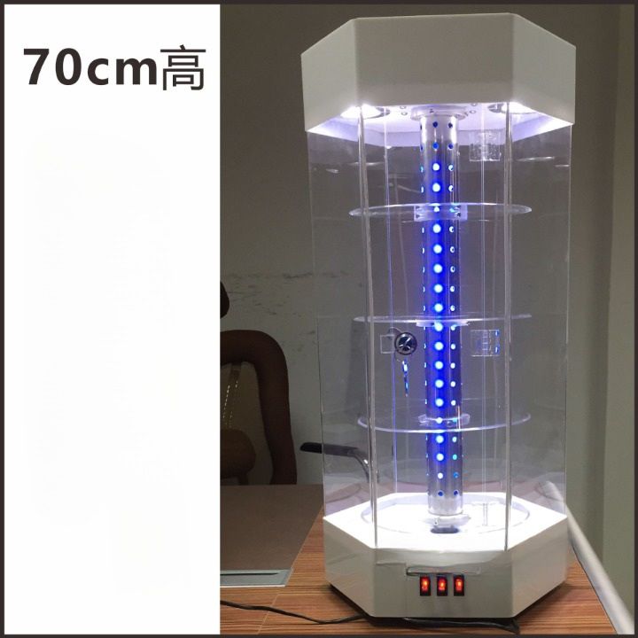 Acrylic desktop rotating display stand for glasses, frames, cases and accessories 62037204 with steel column, size 70 * 35 cm
