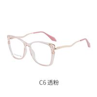 Combined frame (metal + TR90) or glasses with blue light protection, with spring hinges FA87056