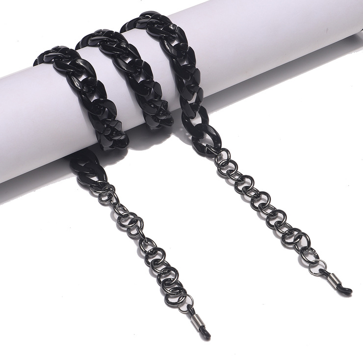 Gold glasses chain with star pearls GB150