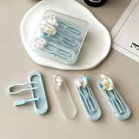Set of 3 mini soft contact lens kits WL454盒装袋装镊子