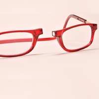 Ready-made folding magnet plastic frame glasses with diopters R1009 (from 20 pieces)