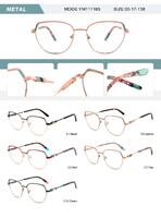 Оправа металлическая женская с флексом YM111165-DA