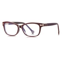 Plastic TR90 woman's frame for glasses with Blue Ray Cut protection More LS220