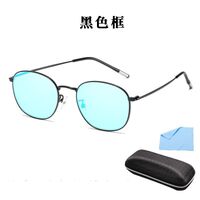 Blue Block metal glasses with blue light protection for colorblind people 225色盲镜
