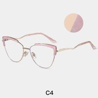 Combined frame (metal + TR90) or glasses with blue light protection, with spring hinges FA87277