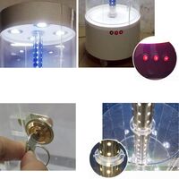 Acrylic floor rotating display stand for glasses, frames, cases and accessories 15005, size 150 * 40 cm