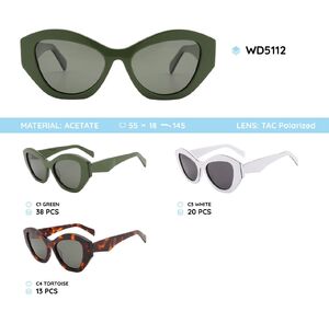 Plastic acetate frames polarized sunglasses WD5112