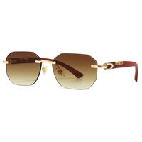 Metal rimless sunglasses Elit 3074-EL