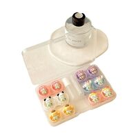 Soft contact lens kit with 6 containers B-21DIY6款六副装