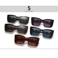 Plastic sunglasses in the shape of a 