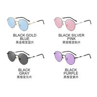 Очки металлические фотохромные с защитой от синего света 9605-GT