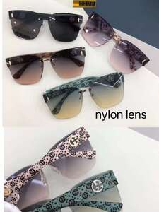 Polarized plastic sunglasses with nylon lenses NL2205