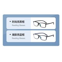 TR90 glasses for reading, with Blue ray cut protection, diopters from +1.00 to +4.00, RMC=62-64, KY801-4