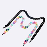 Acrylic non-slip chain, 2-piece set, for glasses and masks GM105