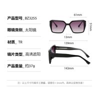 Plastic sunglasses with square frame for men Elit BZ3255-EL