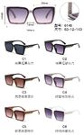 PC plastic sunglasses with metal hinge 6148W