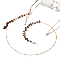 Цепочка для очков из натурального разноцветного камня GL1200