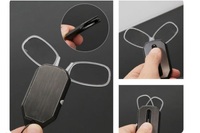 Portable folding pince-nez reading glasses in a keychain 001
