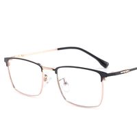 Metal glasses with blue light and UV protection 9666-2-GT