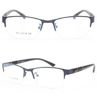 Nylor metal eyeglasses for reading X961 with temples made of TR90, diopters from 0.50 to -6.00, not centered 