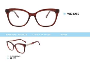 Plastic acetate eyeglasses frame for women WD4282