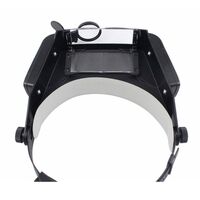Binocular magnifier with backlight, magnifying glass with head mount 81007-C-XX, magnification: 1,5Х, 3Х, 6,5Х, 8Х