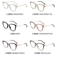 Оправа для очков пластиковая TR90 с защитой от синего света, с флексом FA87123