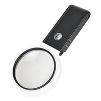Tabletop magnifying glass with backlight 7058B-XX, magnification: 5X, 25X