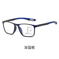 Plastic TR90 glasses for reading multifocal with Blue Ray Cut, diopters from +1.00 to +4.00, RMC=62-64, KY1119-2多焦点