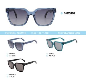Acetate plastic frames polarized sunglasses WD5101