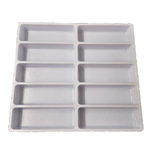 Планшет пластиковый внутрь шкафов и ящиков для демонстрации очков и оправ на 10 ячеек
