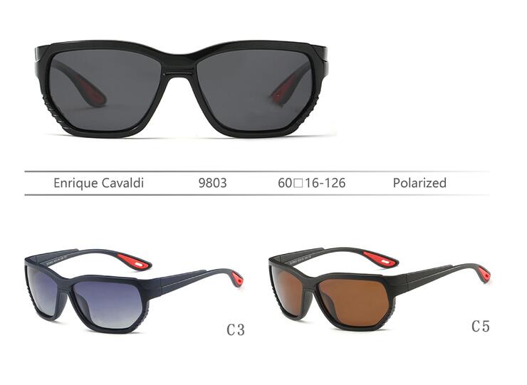 Polarized plastic sunglasses Enrique Cavaldi EC9803