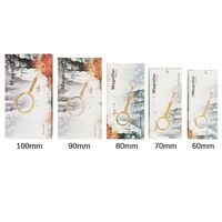 Magnifier, magnifying glass with handle S花柄60-XX, diameter: 60 mm, magnification: 10X