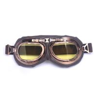 Очки защитные противоударные спортивные металлические 圆角金属铜色