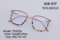 Metal +TR90 ultrathin women's frames with spring hinges Wilibolo TR3026