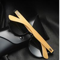 Polarized bamboo sunglasses with UV400 protection 1501-GT