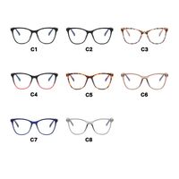 Plastic glasses with blue light protection for women 28012-PN