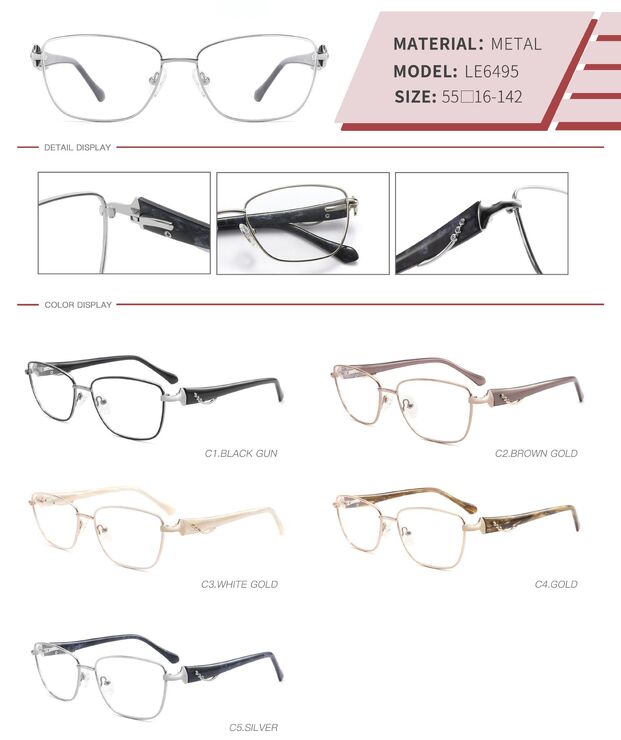 Оправа металлическая с флексом LE6495-DA