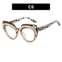 Plastic glasses with blue light protection and rhinestones for women 9620镶钻-PN