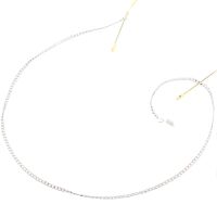 Silver-colored metal non-slip chain, for glasses and masks GS004