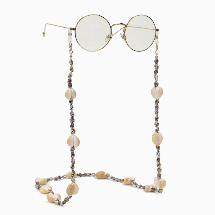Металлическая цепочка для очков с ракушками GL1107