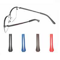 Silicone glasses sleeves, length 67 mm, hole 2*1 mm (price for a  pair)