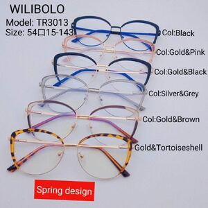 Оправа металл + TR90 ультратонкая с флексом Wilibolo TR3013