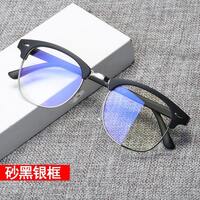Metal eyeglasses 3016, diopters from 0.00 to -6.00, not centered 