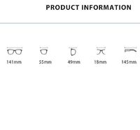 Metal Blue Block glasses with blue light protection FENQI F122204